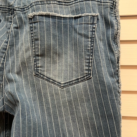 Wit & Wisdom Striped High Waist Ankle Jean Sz 10 - Picture 5 of 6